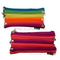 back to school color pencil case with zipper